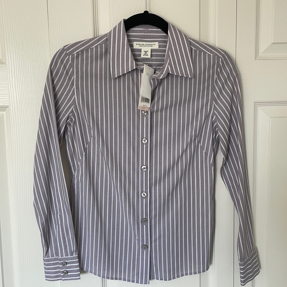 Banana Republic Non-Iron Fitted Dress Shirt
